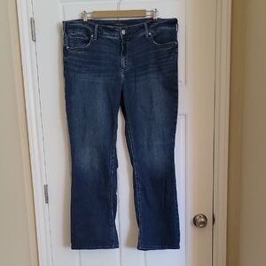 Silver Jeans Dark Blue Straight Leg Jeans 18W/31